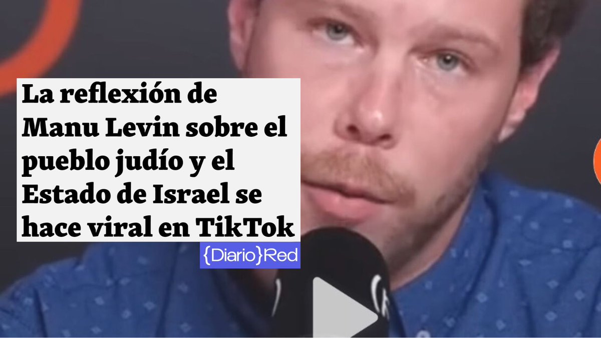 diario_red_'s tweet photo. 📲 “Oiga, mire, no. El Estado de Israel no es el pueblo judío”. Así empieza la reflexión de Manu Levin que supera los 80.000 me gusta y los 7.000 compartidos en Tiktok.

https://t.co/NZ6v2ox2mi https://t.co/qGLz958RXG
