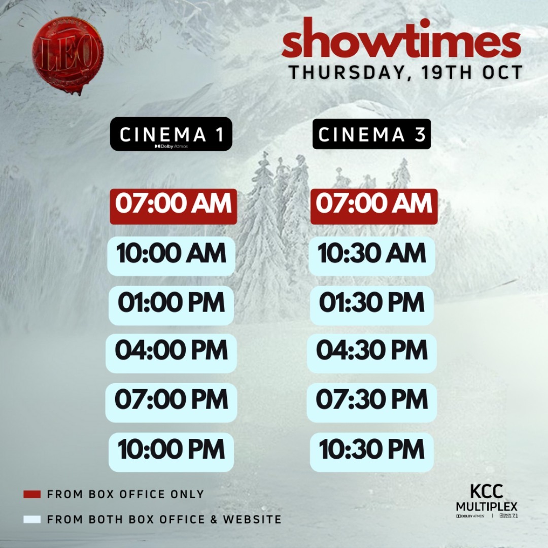 MnMNawaf's tweet photo. #Leo prebooking open #KCCmultiplex Kandy SriLanka https://t.co/3r4kBhWMVz