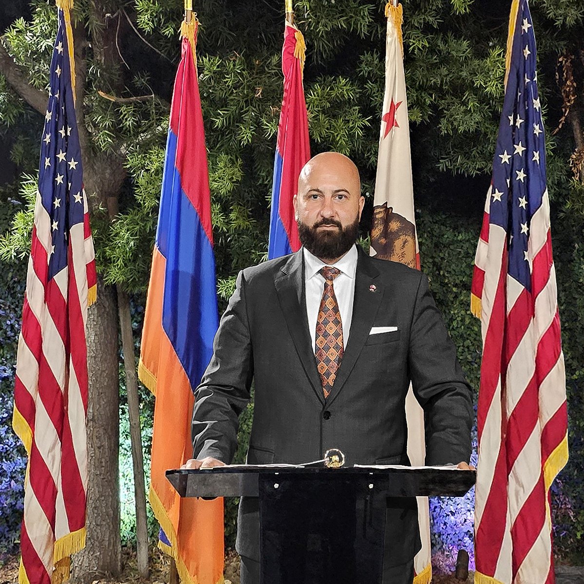 DavidGGevorkyan's tweet photo. "Armenians know carrying their identity is extremely difficult. Armenians want peace more than any group because every political, ethnic, or religious conflict, either directly or indirectly, affects Armenians living all around the world."

Full remarks:
https://t.co/OAgsCkHpui https://t.co/7QImYVPVC9