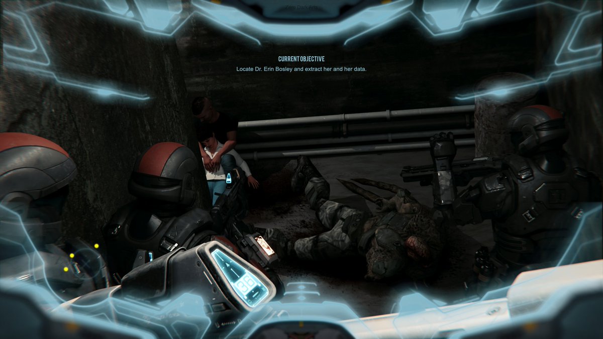 RealOscarMike's tweet photo. :// VIP Extraction.
Dexter: Hold up.... I think we found the Doctor and a new friend.
Thomas: What the fuck is the flood doing here?
#Blender3d #ODST2 #Halospotlight #VIP #Soldier #POV #HUD #CombatCamera #TheFlood #UNSC https://t.co/F4vXocYmAf