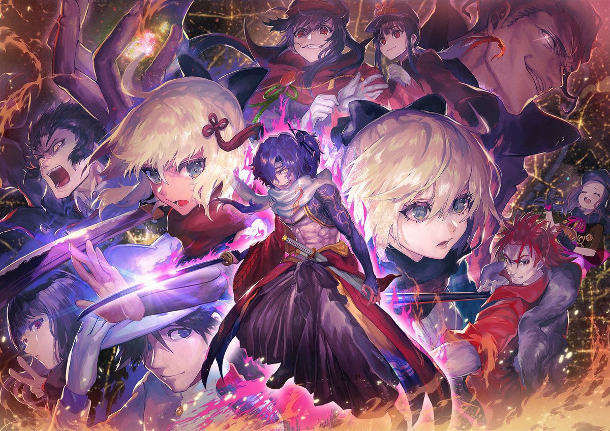 #とにかくワチャーッと集合してる絵を晒す見た人もやる 