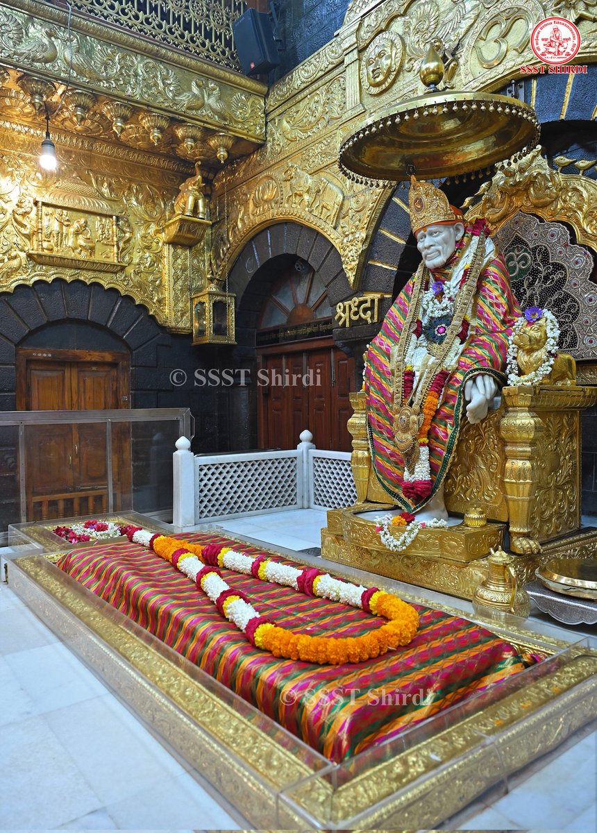 *!! ॐ साई राम !!*
*श्री साईबाबा संस्थान विश्वस्त व्यवस्था,शिर्डी*
*!! ॐ Sai Ram !!*
*Shri Saibaba Sansthan Trust, Shirdi*
≈≈≈≈≈≈≈≈≈≈≈≈≈≈≈≈≈
 *आरती :-माध्यान्ह आरती* 
*रविवार १५ ऑक्टोबर २०२३*     
*Aarti :- Madhayn Aarti*
*Sunday 15 October 2023*