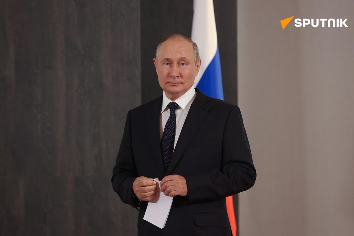 Sputnik_India's tweet image. ❗️🇷🇺 #Ukraine's So-Called #Counteroffensive Has Completely Failed, #VladimirPutin Says

#Russia #RussianArmy #Russian #MoD #SMO #Moscow #Kremlin #Putin #Ukrainecounteroffensive #Ukraine #UkraineWar #Kherson #UkraineRussiaWar️ #Donetsk #Military #Defense