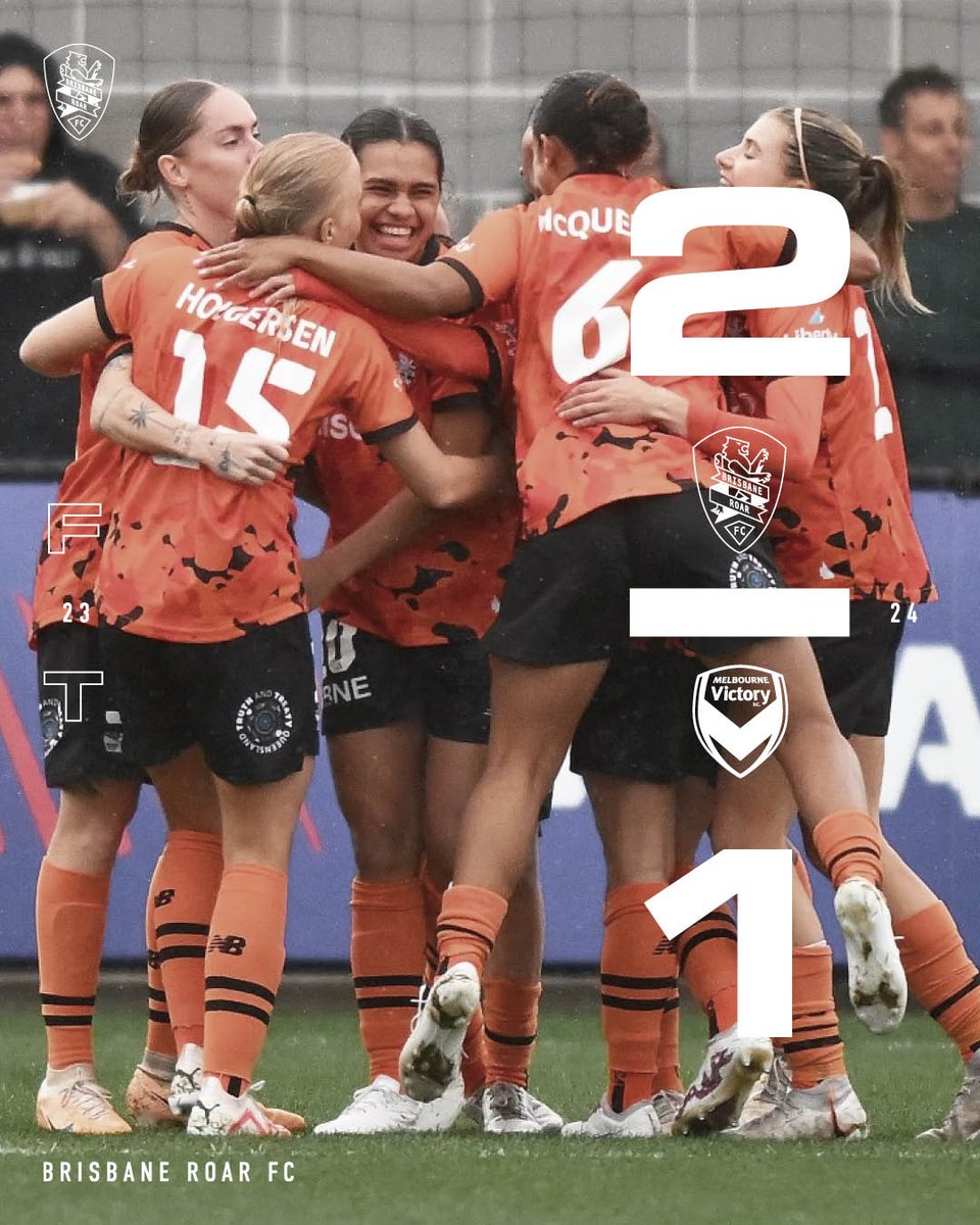 brisbaneroar's tweet photo. FT | Your Brisbane Roar secure the 2-1 victory in Melbourne 👊🔥

What a way to kick off the Liberty A-League 🤩 https://t.co/FuMS1CVjHb