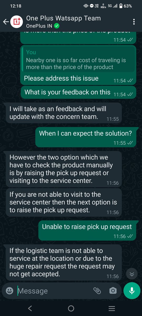 Debashis5130's tweet photo. Had a pathetic experience with @OnePlus_Support people in the customer care aren't interested in solving the issue until they hear the name of consumer court

I have brought a OnePlus earphone it was defective, as I have called customer service they are saying that.... cont. https://t.co/Vt933obhhS