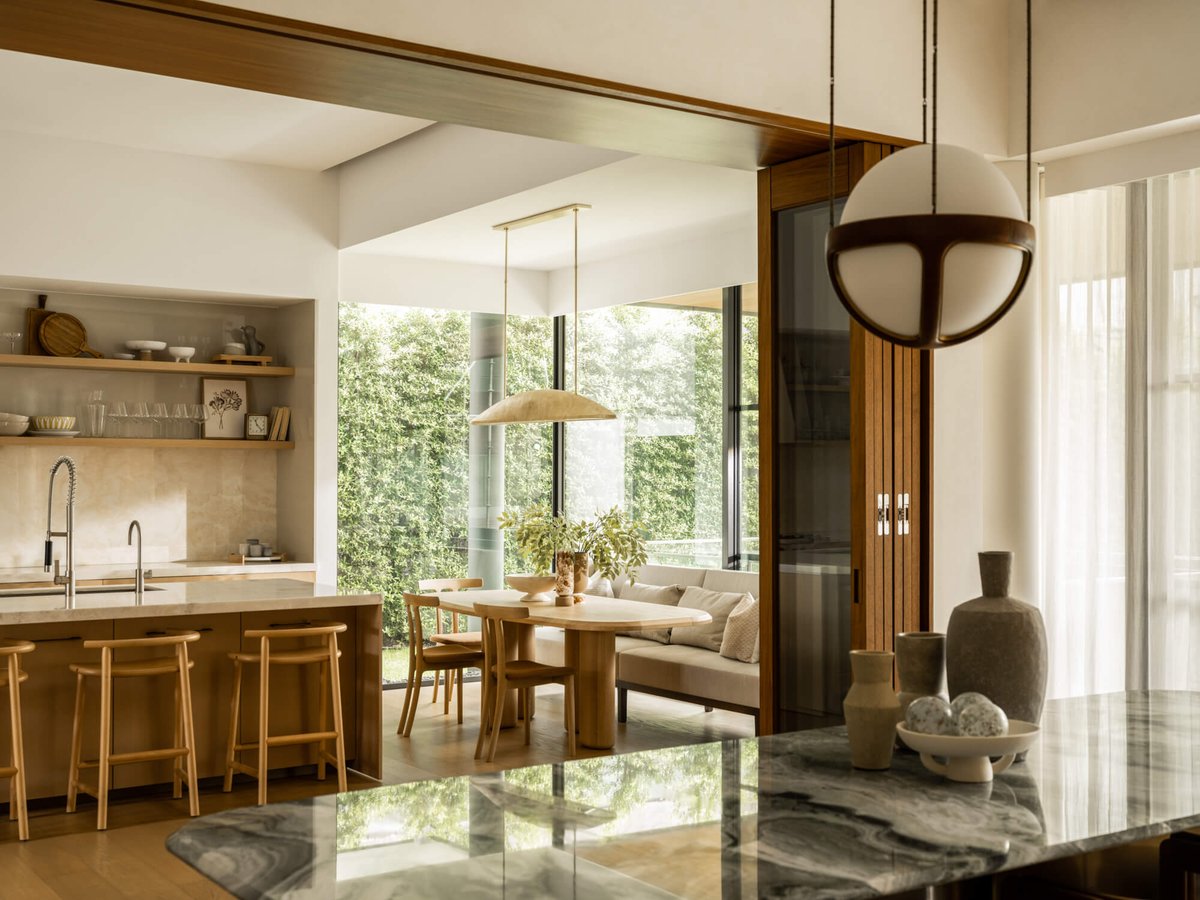 Understated luxury, elegance, and sophistication. OTHP House, Singapore. Designed by Brewin Design Office.