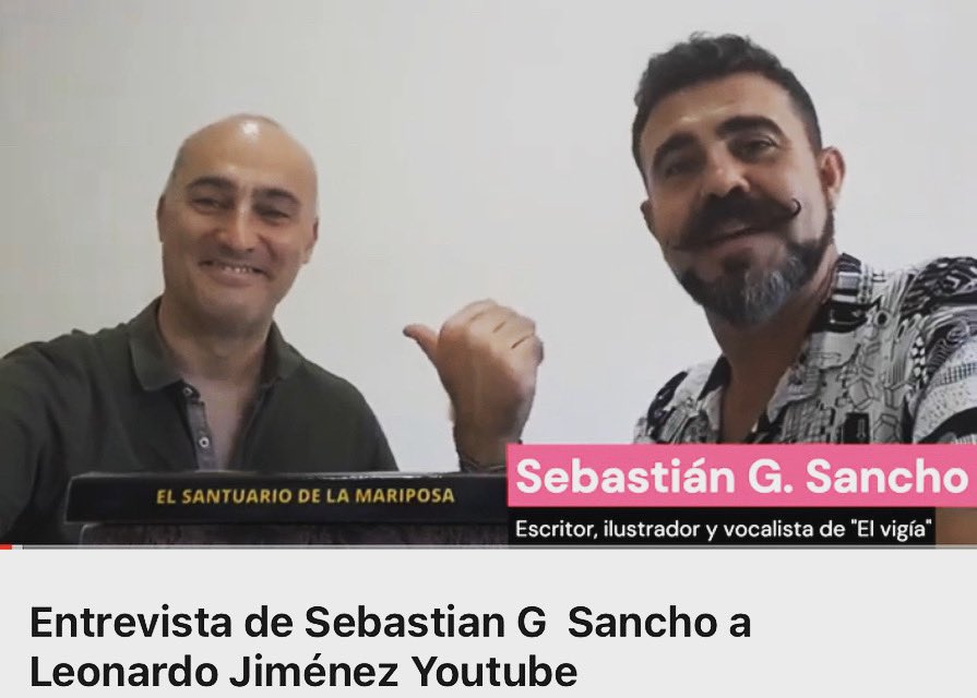 miexperienciac2's tweet photo. Hace unas semanas, mi querido Sebastián G. Sancho quiso darme una sorpresa entrevistándome. El resultado aquí:
https://t.co/4ndZcusaL3
#entrevistas #charlas #leonardojimenez #sebastiangsancho #edicionestyt #tyt #lacunadetejo #terror #terrorgotico @Edicionestyt @SebastianGSanch https://t.co/3d1aWDndbo