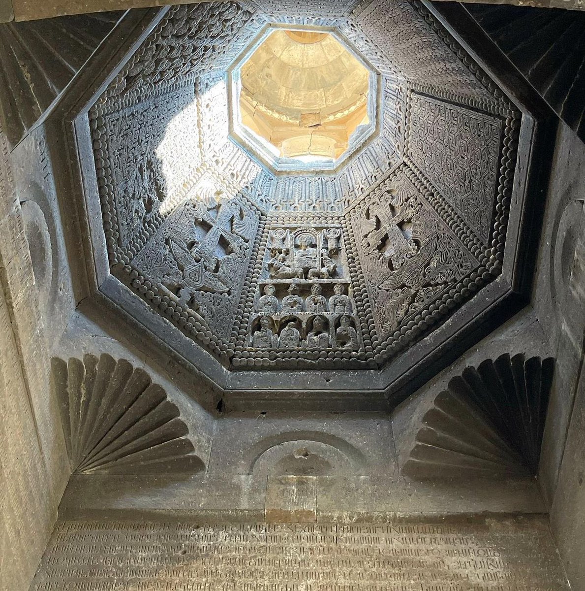 gsmattu's tweet photo. Horomos monastery founded by Armenian monks fleeing the Byzantine empire in the 10th century. Built during the reign of Bagratuni King Abas of Ani. It was described as one of the most important monasteries of the Christian east. https://t.co/w5J8QHGpOO