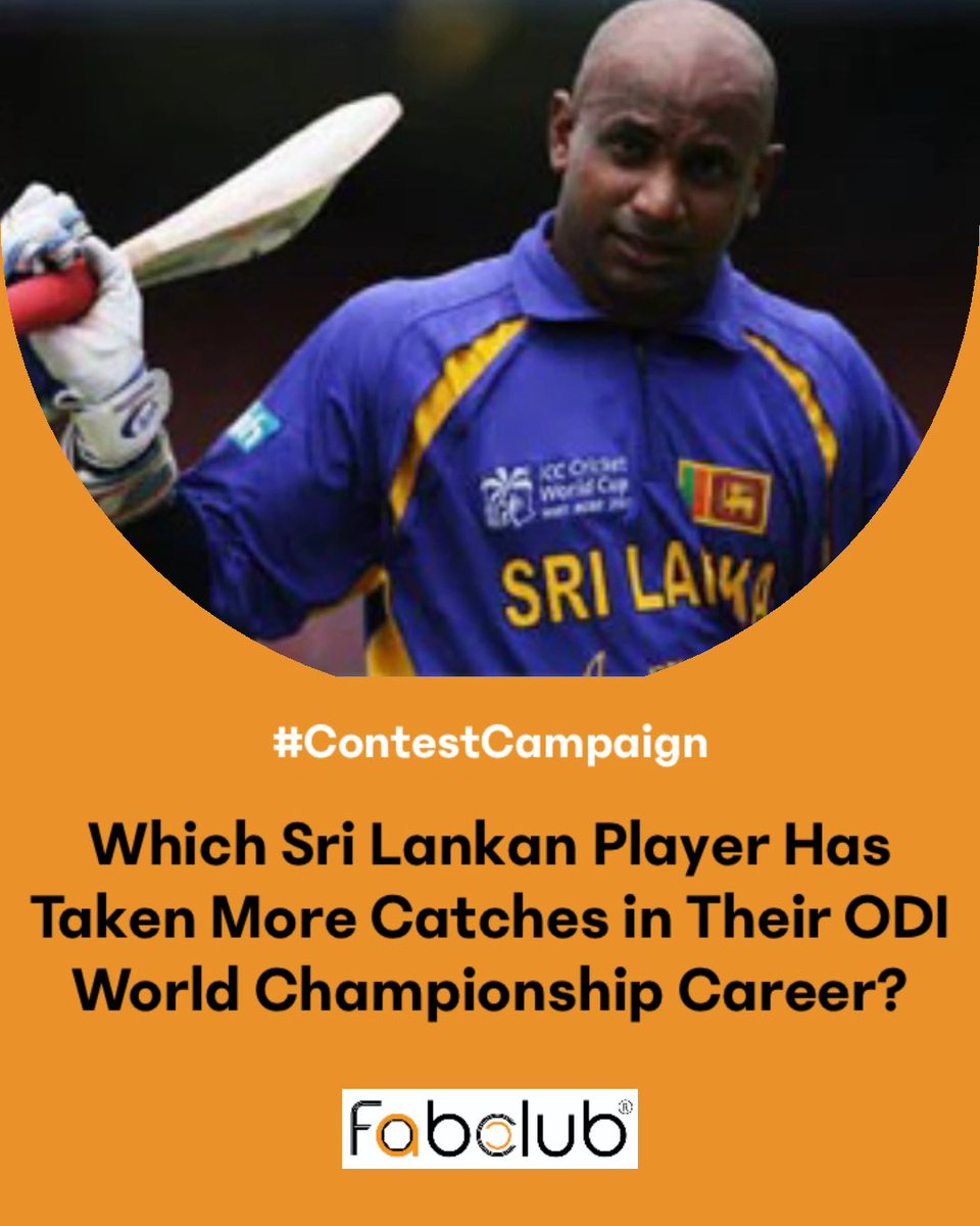 #ContestAlert Comment the right answer and winners get their hands on the #Fabclub Merchandise! 1) Follow @fabclub_ @Maan__ish 2) Retweet and Tag 3 friends Winners to be announced on 20th Nov! Participate now😍T&C* #WorldCup2023 #Srilanka #CricketContest #Srilankan #Cricket
