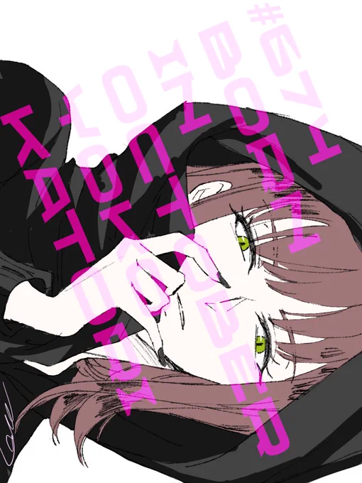 お題「10月生まれ」#ワートリ版深夜の真剣お絵かき60分一本勝負ヨーコちゃん 