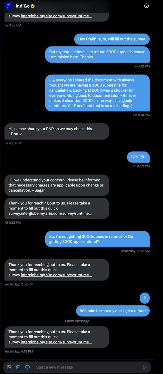 qubitalpha's tweet photo. @IndiGo6E If your "assistance" is to avoid the question being asked - that's extremely disrespectful. https://t.co/zQfB2dTtDy