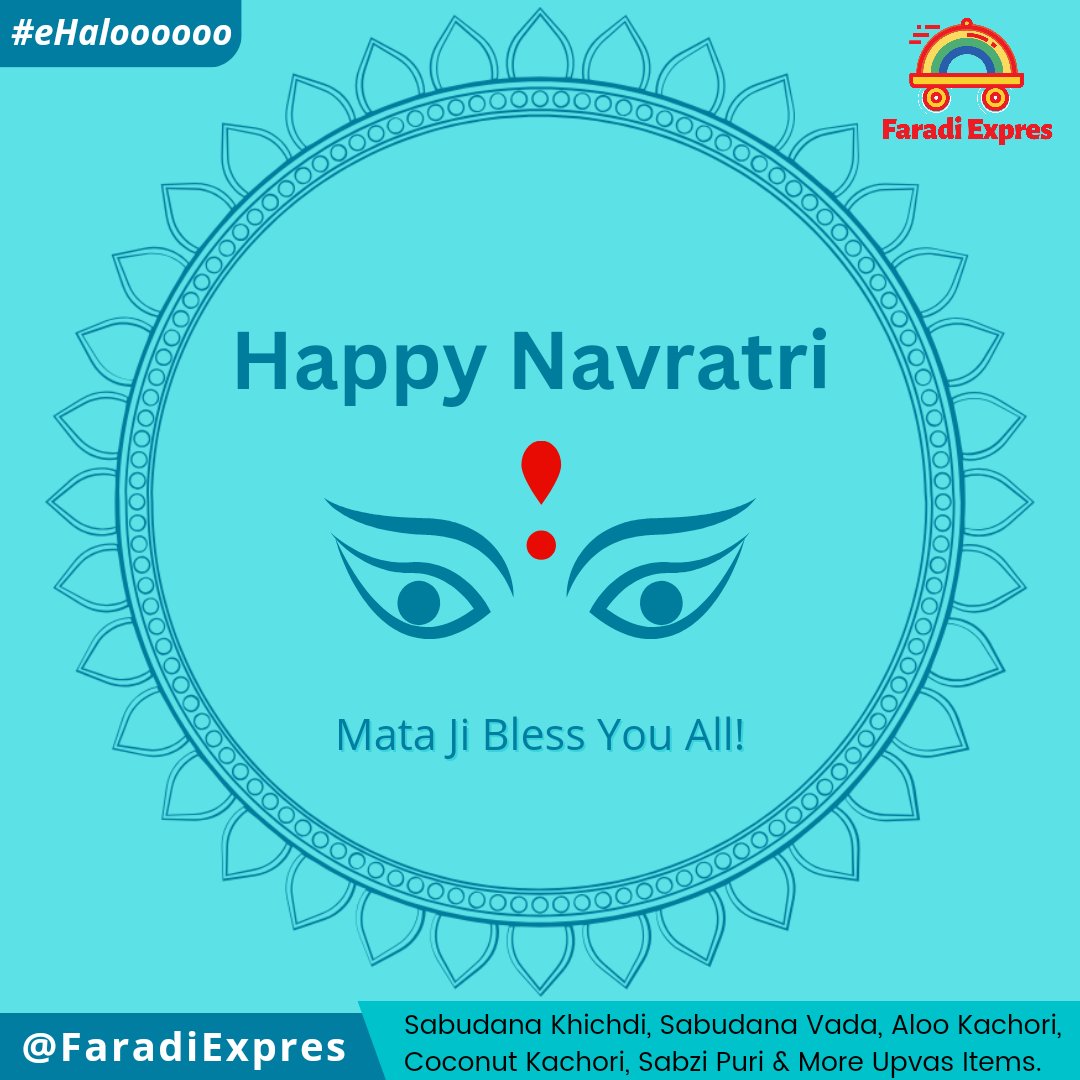 FaradiExpres's tweet photo. Happy Navratri Family 🤗

May this season of 9 days bring more joy and peace to your life.

Mataji bless you all 🙏🏻🙏🏻
#JaiMataDi 💪🏻🙏🏻 https://t.co/mNDKb81B3v