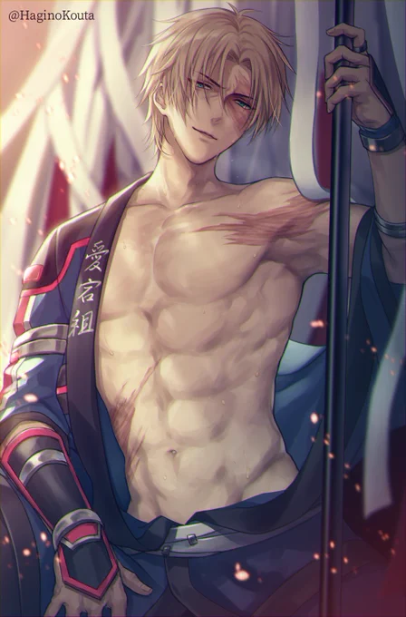 ワイルドな雰囲気や年齢高めの男性も久しぶりに描きたい… 好きなキャラは色々いるけど誰を描こうかな