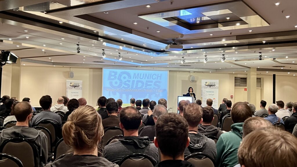 BSidesMunich's tweet photo. #BSidesMunich23, #7SYNs

https://t.co/cWyS66or5i https://t.co/JCVeAtkpKO