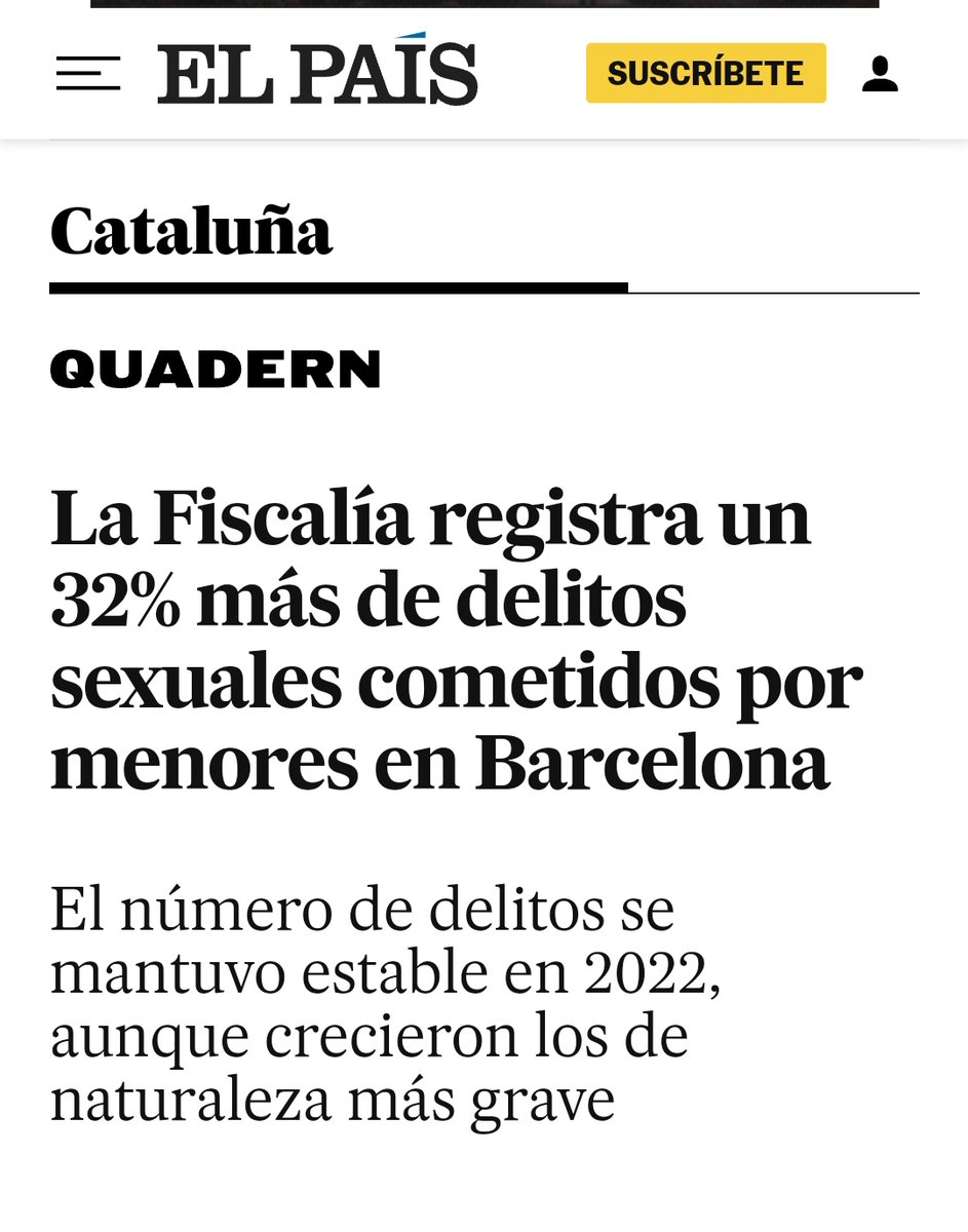JosLuis70921676's tweet image. ¿Cuándo vamos a tomar medidas valientes y decididas? ¿Cuándo se legislará una ley de educación sexual científica y profesional, no ideológica, obligatoria en todas las escuelas e institutos? ¿Qué más tiene que pasar?
Este domingo te sugiero la lectura de este artículo:…