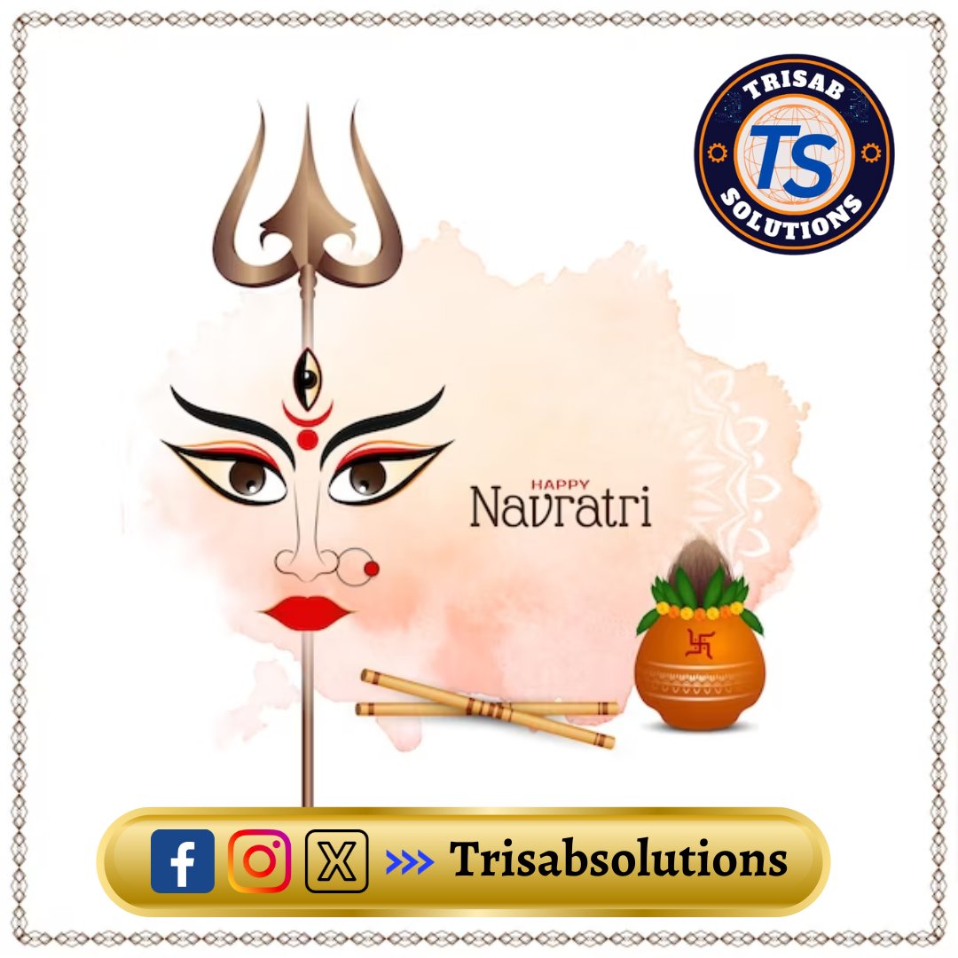 Trisabsolutions's tweet image. Celebrating the nine nights of Navratri with joy and devotion. May Maa Durga bless us all with happiness, prosperity, and peace. 
#bhubaneswar #trisabsolutions #odisha #navaratri #navaratrispecial