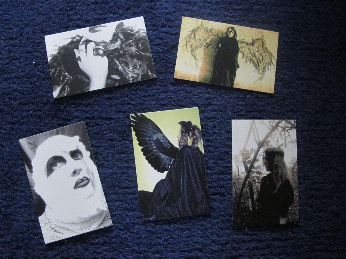 Last set! 5 mini postcards of gothic Crow themed figurative photographic images. Perfect for Halloween. etsy.com/uk/listing/520… #UKGiftHour #EarlyBiz #FineArtPhotography #photographer