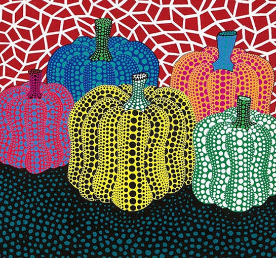 Pumpkins by Yayoi Kusama #WomensArt
#October