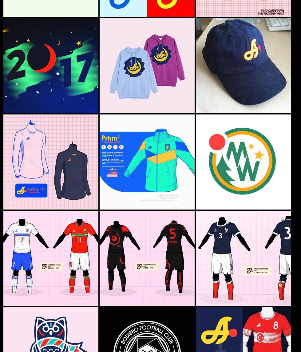 moomdesigns's tweet photo. I'm an indie graphic designer and this is nearly identical to a sportswear concept I created in 2016 and shared across my social media since then. The line weight, curves and circle are overwhelmingly similar. Its no coincidence this appears on my algorithm. @AstroTeamwear https://t.co/3ebAk8WfFi