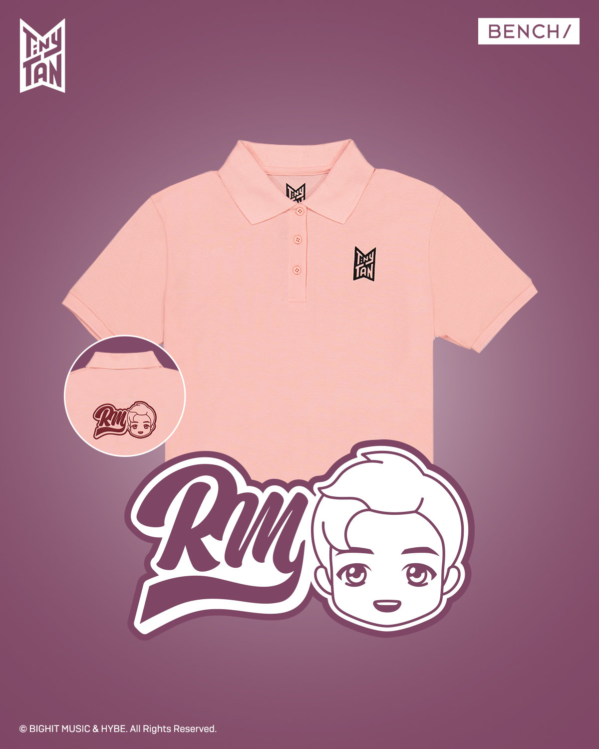 Bench polo top shirt design