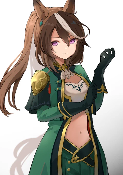 ルドルフにいろんな服を着せたいチャレンジ    2.  クリスエスの勝負服 シンボリの勝負服は照れずに着られるカイチョー