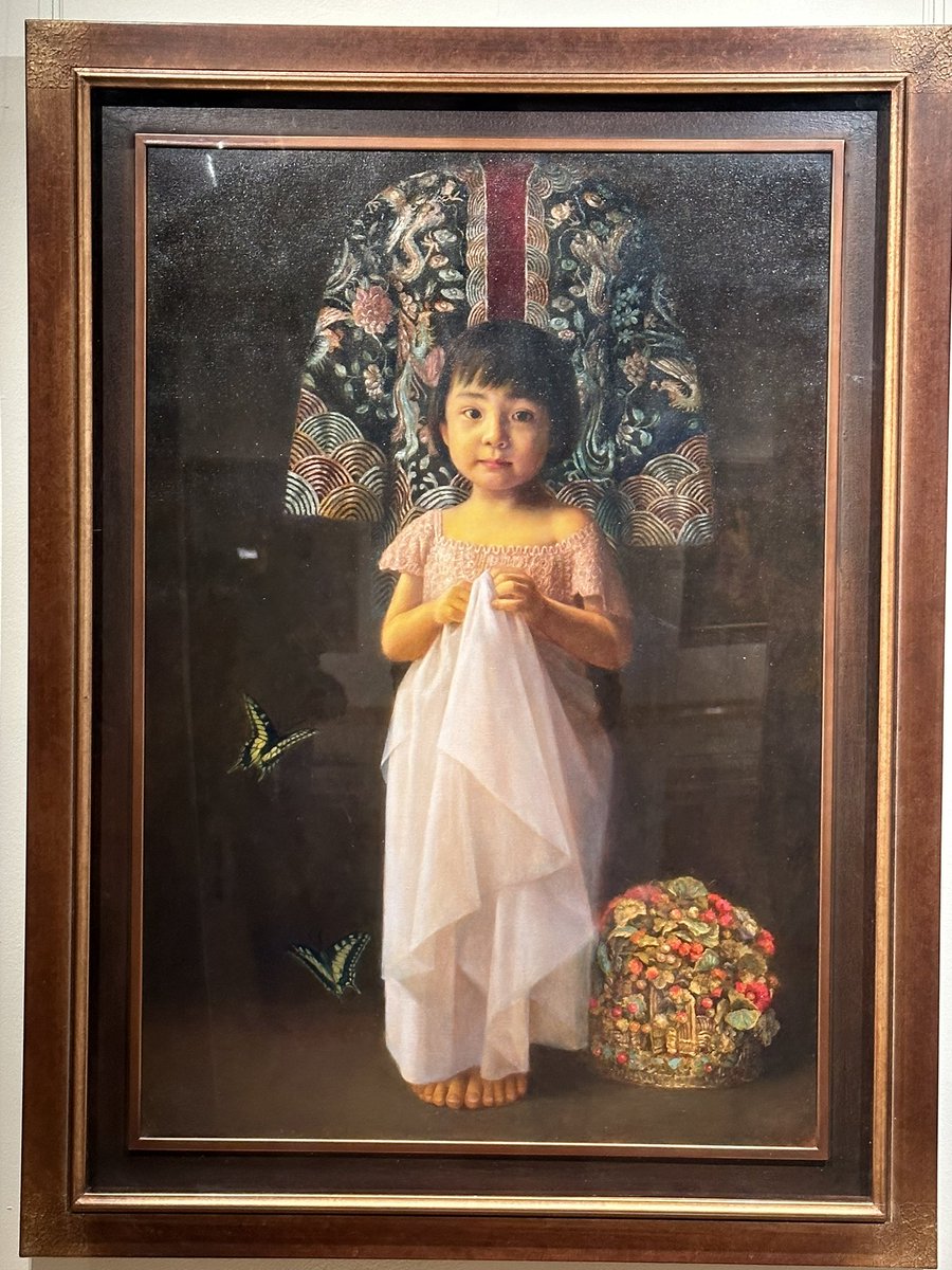 Koichi73jp's tweet photo. 屏東美術館にて陳香伶さんの「女氏物語」というテーマの展示を見てきました。 https://t.co/QIRGmGbi4u