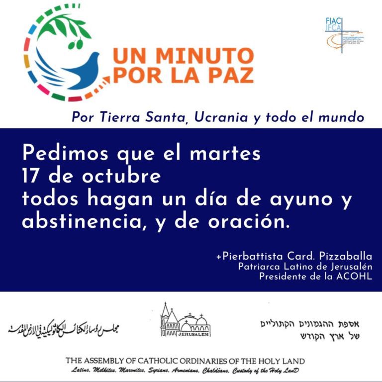 AcgMurcia's tweet photo. Oramos por La Paz. Nos unimos a la iniciativa, #unminutoporlaPaz #Paz #Peace #noalaguerra @CA_Forum @wucwo @ACGevangelizar @DiocDeCartagena #acgevangelizar #acganunciar https://t.co/zn6pnmqyJX
