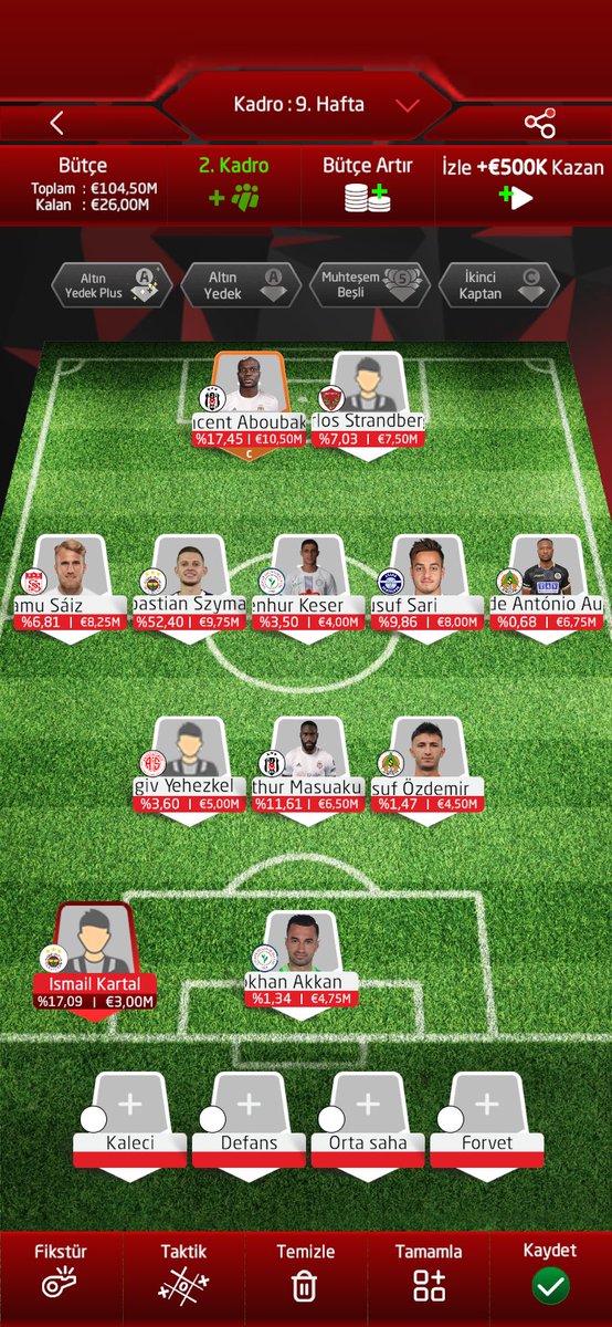 Sosyal Lig’de rüya takımımı kurdum, görmek için hemen tıkla⚽🚀 api.sosyallig.com/r/SL5314140949…