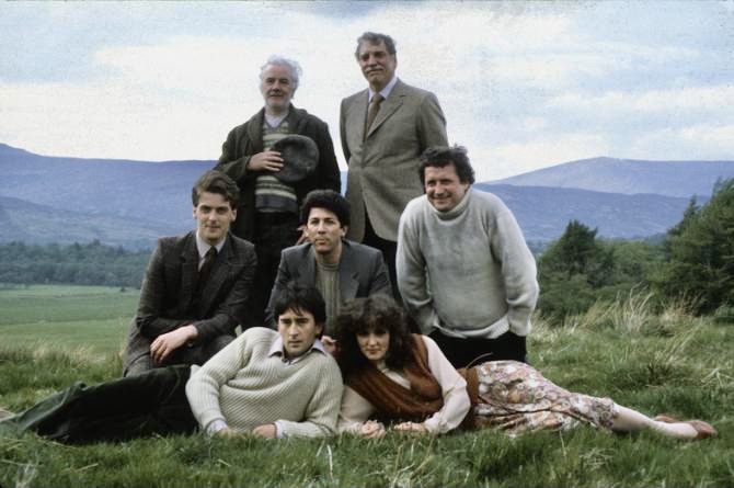 The main cast members of Local Hero in a publicity shot for the film. (1983)