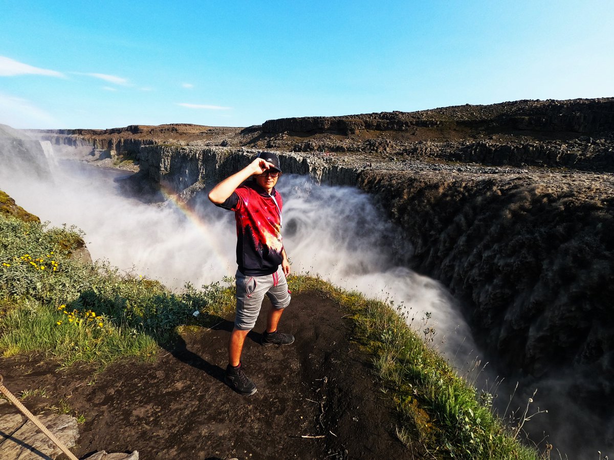 Dettifoss Wodospad który zachwyci każdego! #podróże #wanderlust #adventure #photo #traveler #travelmore #travelling #photooftheday #travelphoto #lovetravel #photography #landscape #photos #islandia #iceland #goldencircle #blog #trip #podróż #travel #waterfall #rainbow #wodospad