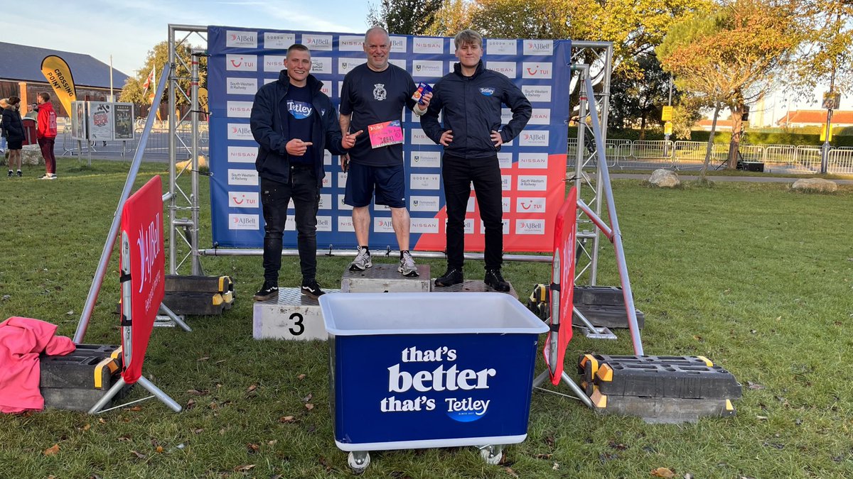 maccads's tweet image. Callum, Dillon and the winning @tetleyuk supporting @royalnavalassociation @greatsouthrun