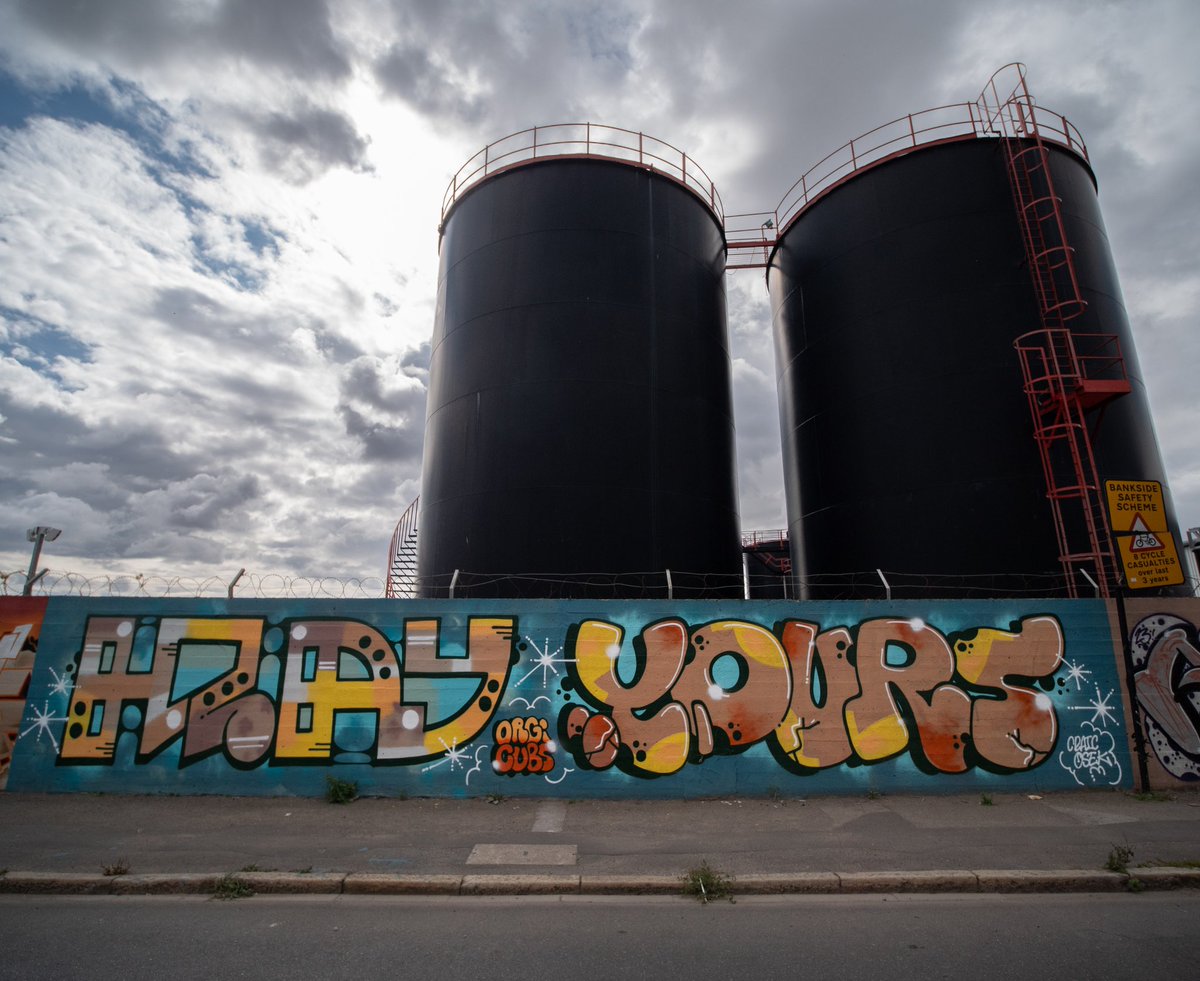 Location: Wincolmlee, #Hull Artist: HRAY and Yours [I'm making a #graffiti documentary, check it out here: streetartandsoul.com]