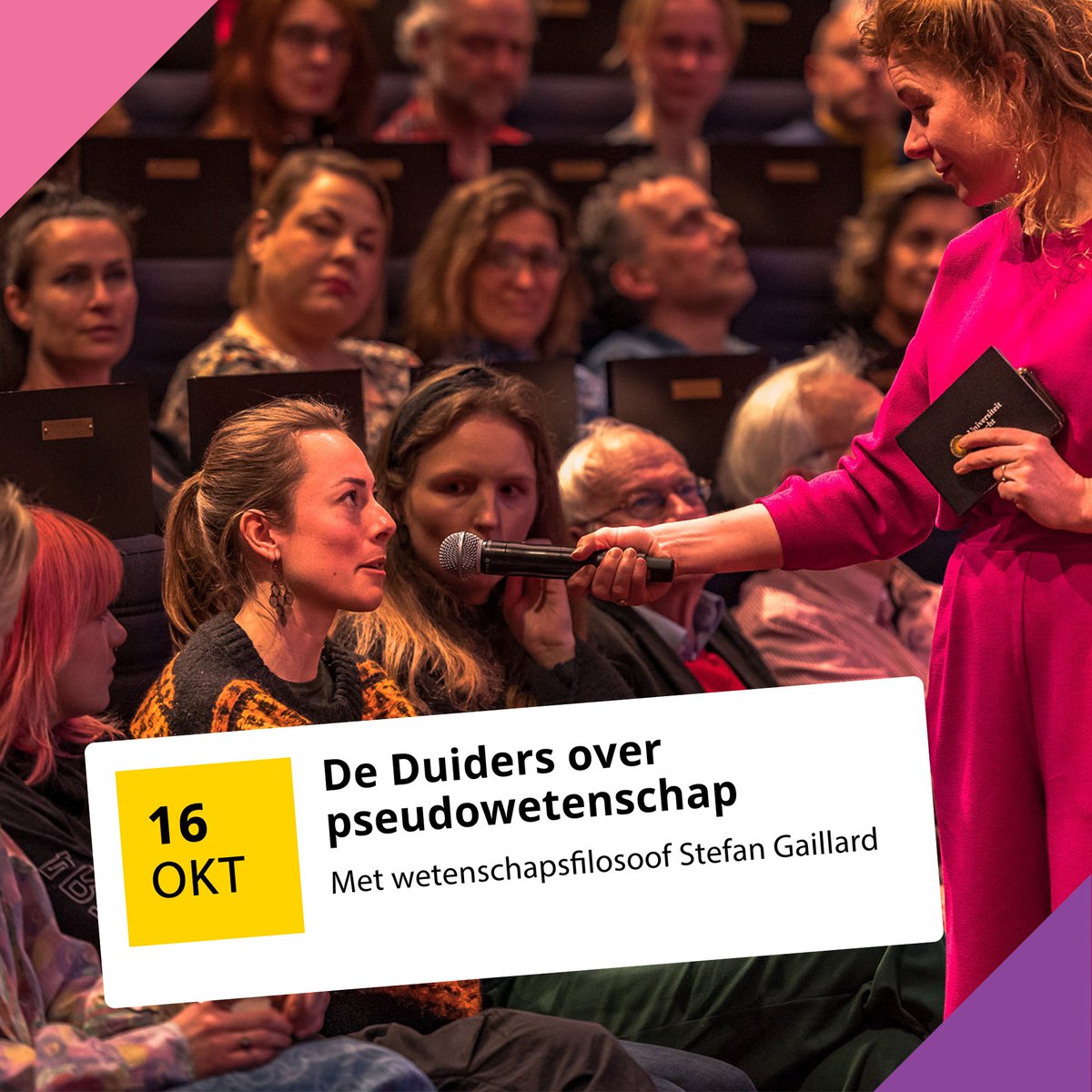 SG_UU's tweet photo. 🧙‍♂️ Tijdens de Duiders spreken we wetenschapsfilosoof Stefan Gaillard. Wat is het verschil tussen #wetenschap, #pseudowetenschap en kwakzalverij? Hoe kunnen we #misinformatie tegengaan? Kom je langs? Meer info via https://t.co/OCP11fqZtI

@sdmgaillard @zeg_eens_aad @Bibliotheek030 https://t.co/1pTNPZa17t