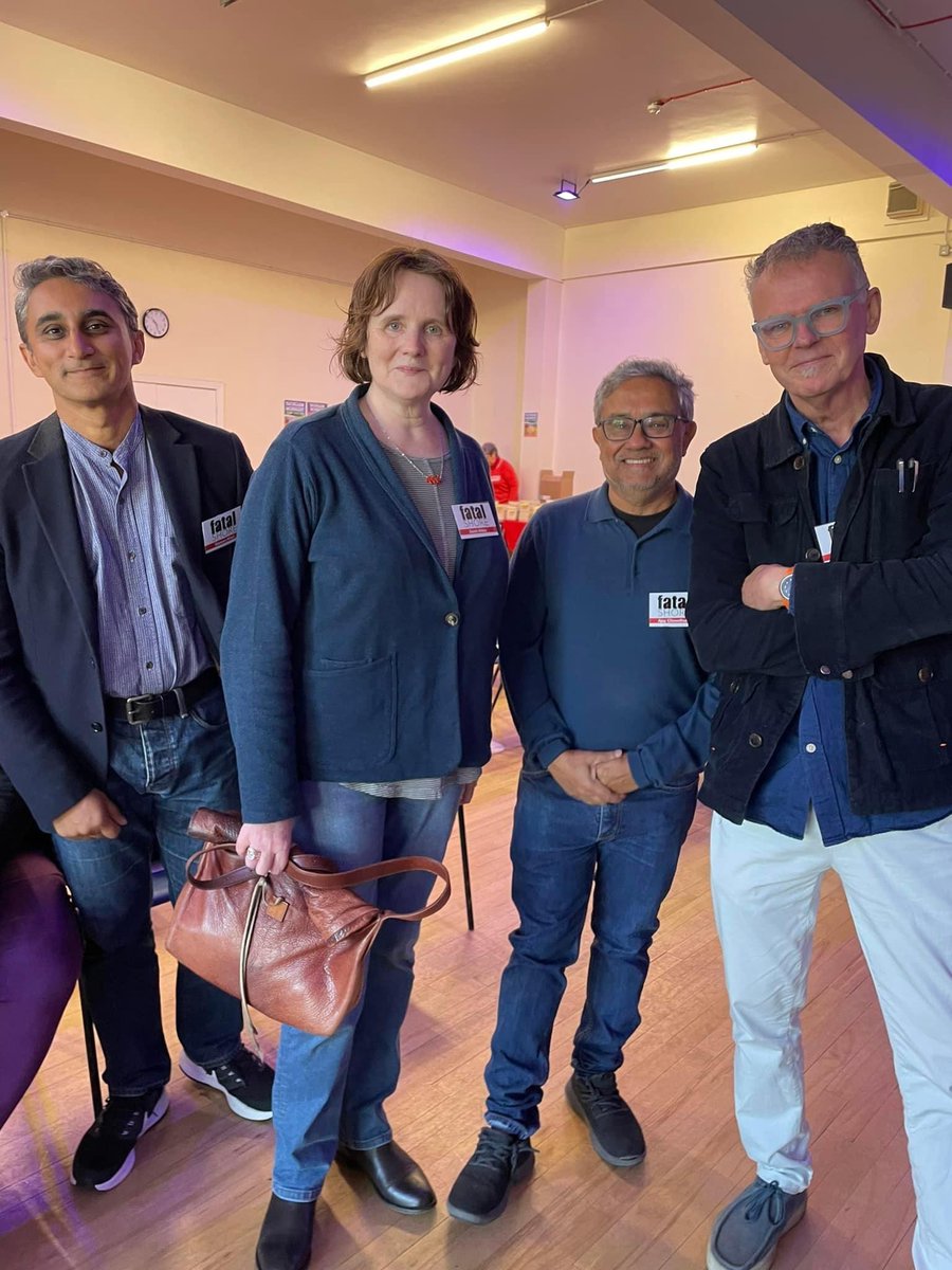 Super time at #fatalshore lit fest with so many great writers including @VaseemKhanUK @sarah_hilary @william1shaw - photo taken by the lovely @ellygriffiths