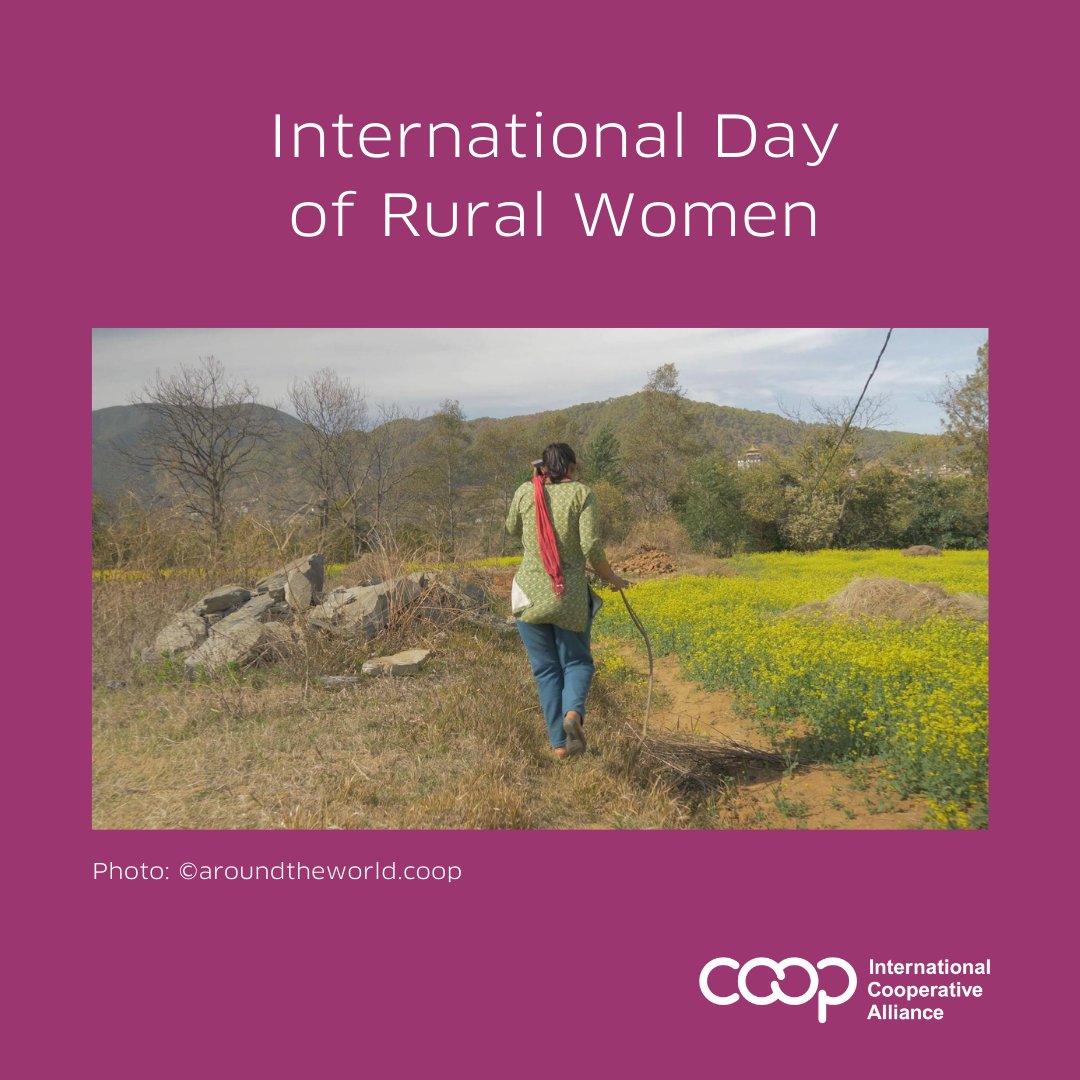 📌Governments are encouraged to provide women with equal access to land and enable women’s cooperatives to benefit from procurement processes and ⬆️ trade

On the International Day of Rural Women, we recall <a href="/UN/">United Nations</a> resolutions on #coops in social development
#coops4women ♀️ #IDRW2023