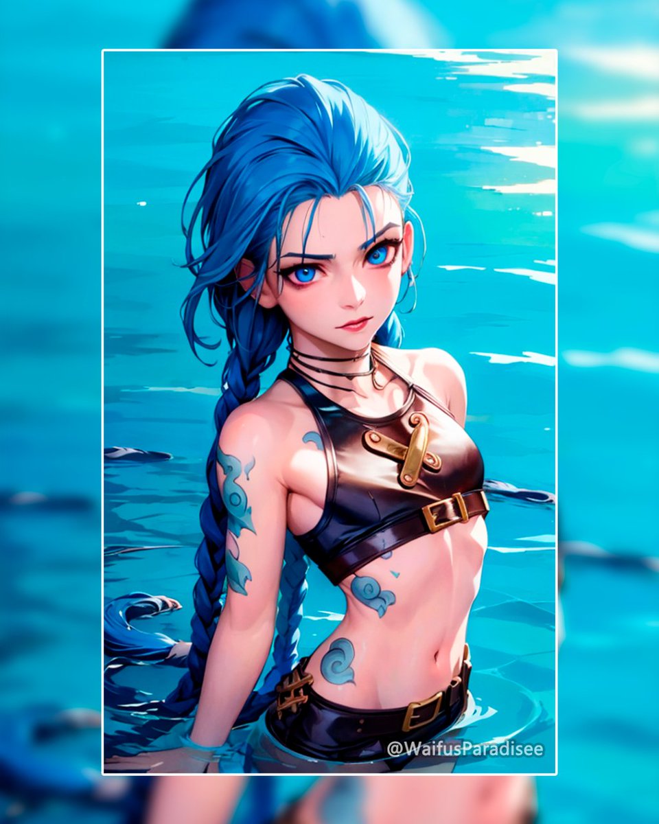WaifusParadisee's tweet photo. Jinx 🚀🔫

•

Videogame: [League of Legends/Arcane] 🖥

•

💞TAGS💞
#anime #ai #jinx #league #leagueoflegends #lolai #art #animeedits #animeart #waifus #waifuanime #animegirl #animecute #animegirls #waifumaterial #lol #animelover #animeartist #animelife #riotgames #arcane #zaun https://t.co/ksrhVKhiAy