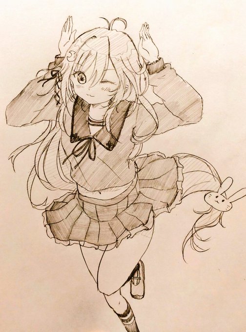 卯月だぴょん#艦これ版深夜の真剣お絵描き60分一本勝負#艦これ版真剣お絵描き60分一本勝負_20231015#毎日艦娘 