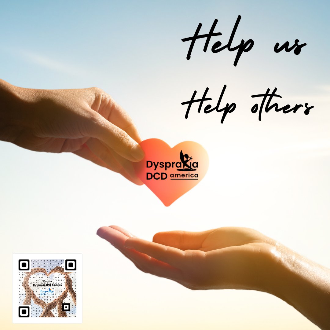 SpotlightDCD's tweet photo. During this #DyspraxiaAwarenessWeek #help us help #others by #donating to #DyspraxiaDCDAmerica today!  We appreciate your #support and welcome you to #checkout our #website to #learnmore about #dyspraxia #DCD @ https://t.co/MUELAV01Dm https://t.co/lqG3jL6WX4