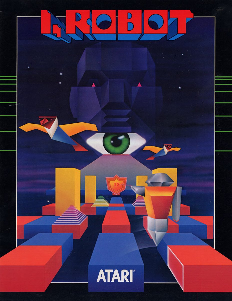 VintageMags's tweet photo. Atari I Robot Arcade Flyer 1983.

#retrogaming #vintage https://t.co/hzyVo33i6e