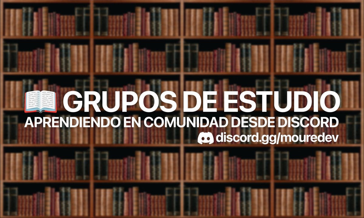 ¿Buscas personas en las que apoyarte para aprender programación?

Voy a hablarte de la iniciativa de grupos de estudio que hemos iniciado en nuestra comunidad. Es gratis y para todo el mundo.

¿Me ayudas a compartirlo para que llegue a estudiantes?

Te lo cuento en este hilo 🧵