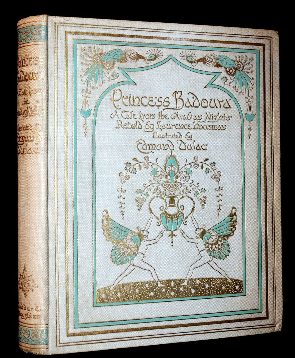 mflibra's tweet photo. 1913 Rare Limited SIGNED First Edition - Princess Badoura. A Tale from the Arabian Nights by Laurence Housman. Illustrated by Edmund Dulac.
https://t.co/KR7V66KxLV
#BookWithASoul #FirstEdition #LimitedSignedEdition #EdmundDulac #illustrated #bookworm #bookstagram #library #bookstore #booknerd #rarebooks #bibliophile