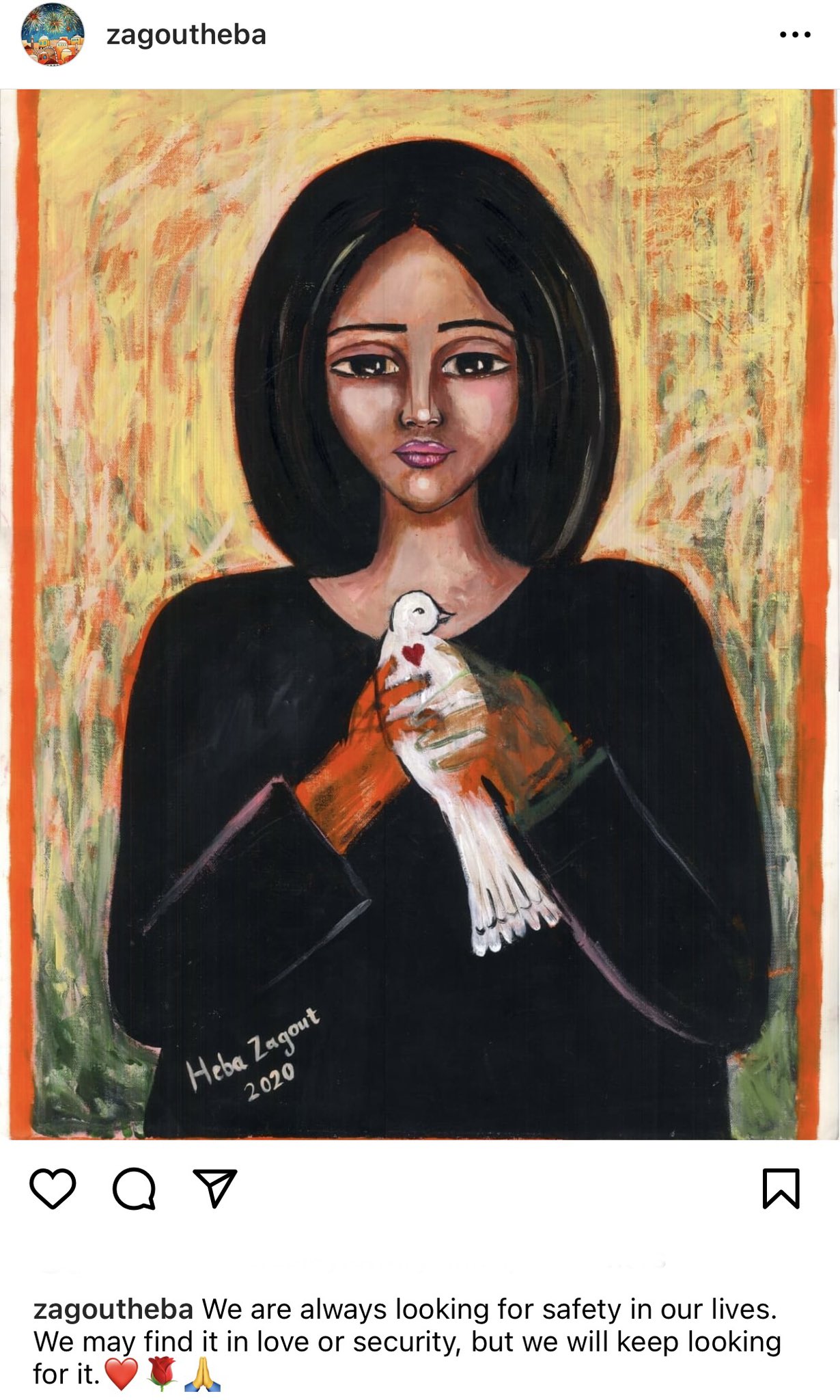 Lauren Bohn on X: &ldquo;I can&rsquo;t stop looking at Palestinian artist Heba 