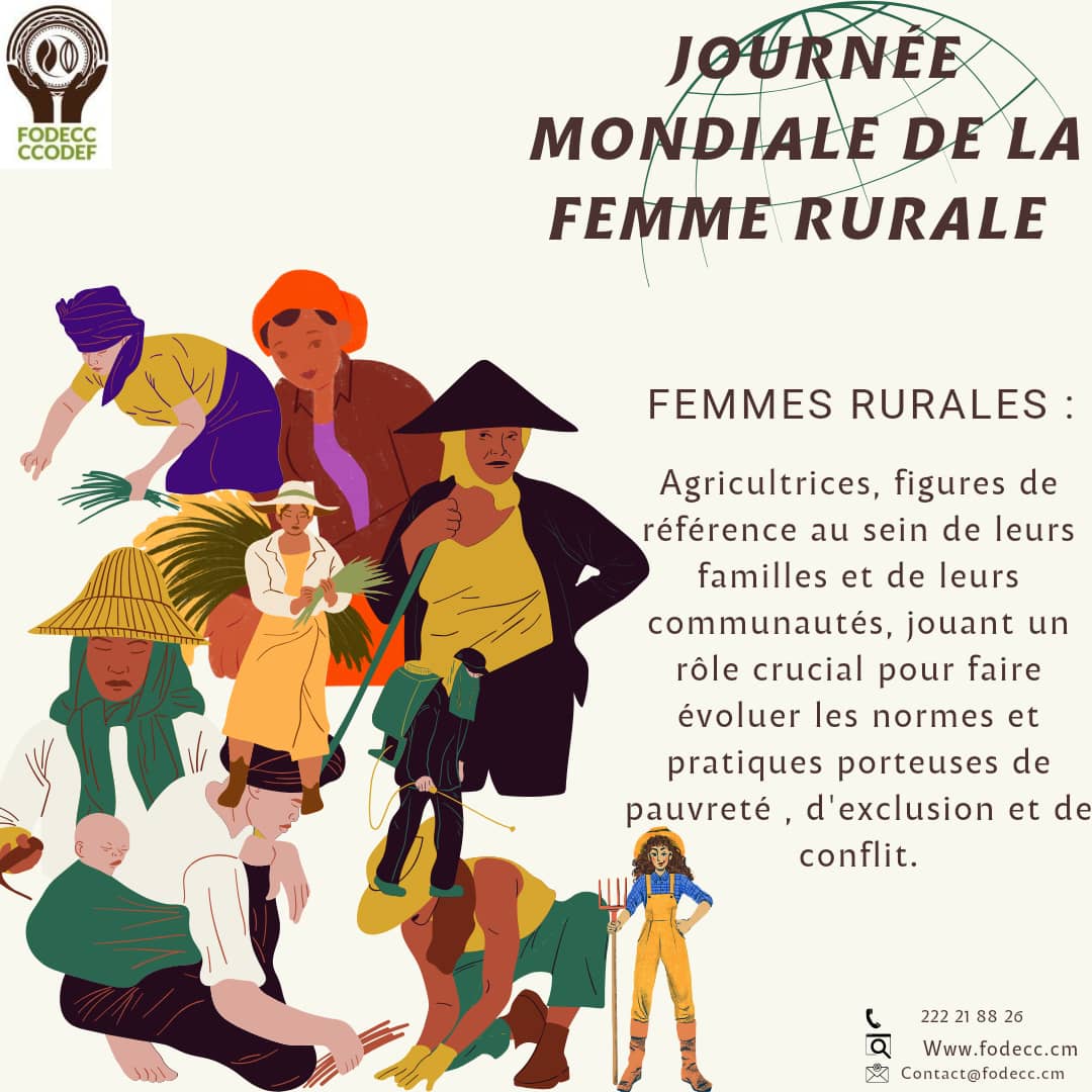 The CCODEF is celebrating International Rural Women's Day with the rest of the world.
#Femmesrurales
#CCODEF2023