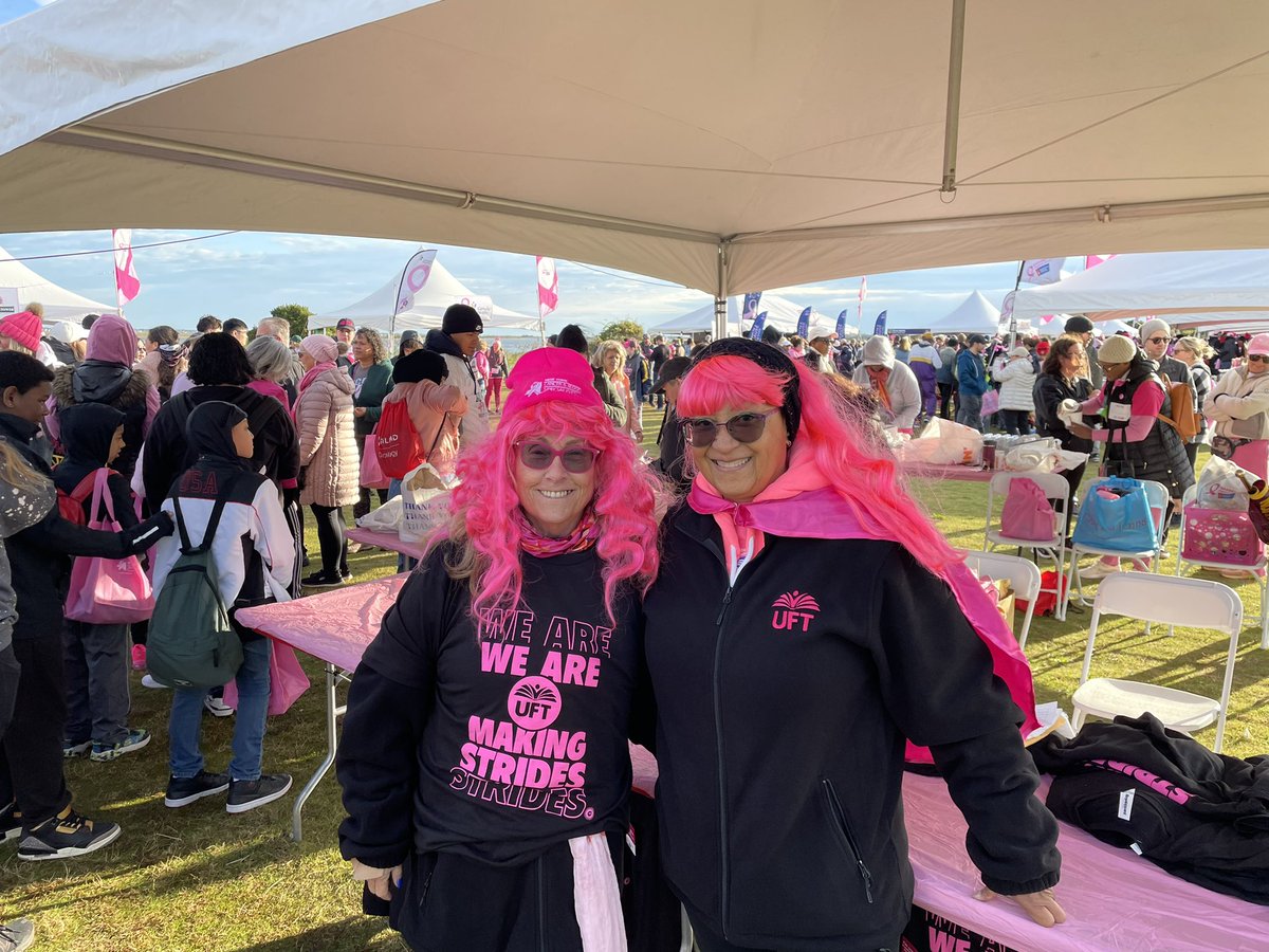 NYSUTSRO's tweet photo. @nysut is Walking The Walk at @MakingStridesLi Jones Beach #OurUnionOurValues @MelindaJPerson @NYSUT2VP @NYSUTStreasurer @JCiffone https://t.co/MRDWWoi100
