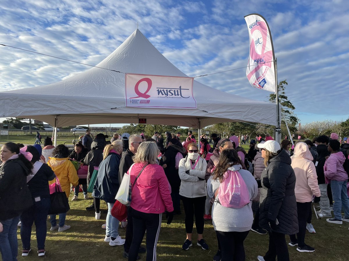 NYSUTSRO's tweet photo. @nysut is Walking The Walk at @MakingStridesLi Jones Beach #OurUnionOurValues @MelindaJPerson @NYSUT2VP @NYSUTStreasurer @JCiffone https://t.co/MRDWWoi100
