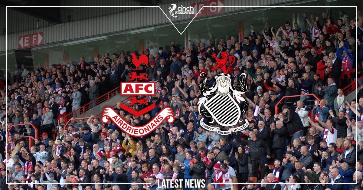 AirdrieoniansFC's tweet photo. Our online ticketing partner, Future Ticketing, have generously subsidised ticket prices for Under 16s attending Friday’s match against Queen’s Park with a paying adult. https://t.co/8Nrpb9jYPe https://t.co/OR4XJBT9Va