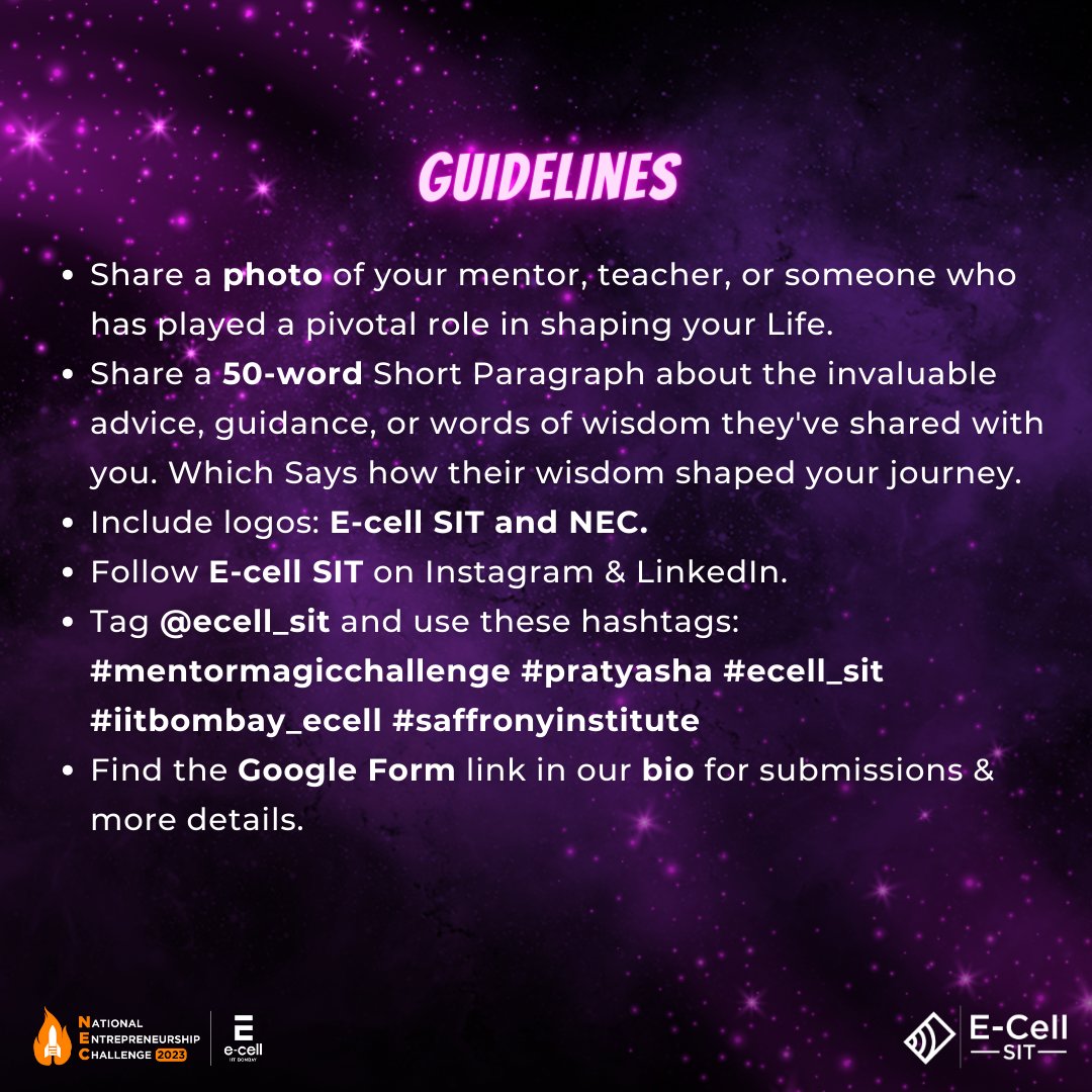 ecell_sit's tweet photo. Joining link is in the bio!
.
.
.
#MagicChallenge #UnlockTheMagic #MagicalMoments #JoinUs #ECellMagic #GetReadyToAmaze #NEC #iitbombay #Ecell #saffronyinstitute https://t.co/ygaKYEbpim