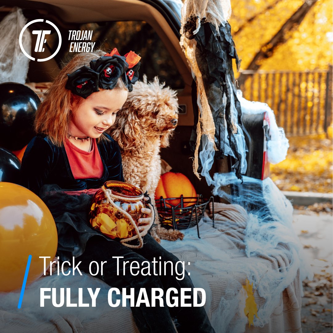 This October 31st, leave the spooky emissions behind and ride into the night with eco-friendly electric vehicles! 🌿👻

Unleash the 22kW charging power of Trojan HUB and ensure you're Halloween-ready for some Trick-or-treating! 🎃🚗⚡
