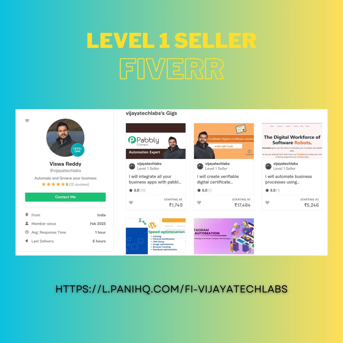 vijayatechlabs's tweet image. 🚀 We’re 𝘁𝗵𝗿𝗶𝗹𝗹𝗲𝗱 𝘁𝗼 𝘀𝗵𝗮𝗿𝗲 𝘁𝗵𝗮𝘁 𝗜&apos;𝘃𝗲 𝗿𝗲𝗮𝗰𝗵𝗲𝗱 𝗟𝗲𝘃𝗲𝗹 𝟭 𝗦𝗲𝗹𝗹𝗲𝗿 𝘀𝘁𝗮𝘁𝘂𝘀 𝗼𝗻 𝗙𝗶𝘃𝗲𝗿𝗿! 🎉

I want to take a moment to express my sincere gratitude to my incredible team and amazing clients for the trust.

l.panihq.com/fi-vijayatechl…