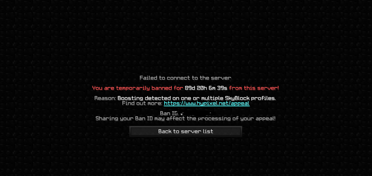 THANKS <a href="/HypixelNetwork/">Hypixel Server</a> ALOT 3 YEARS LONG ACC AND GOT FALSE BANNED, thanks a lot